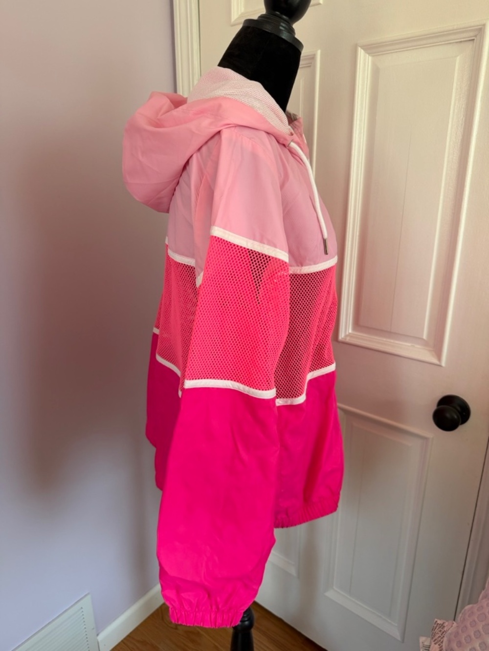 Pink Windbreaker Jacket - Picture 3 of 3